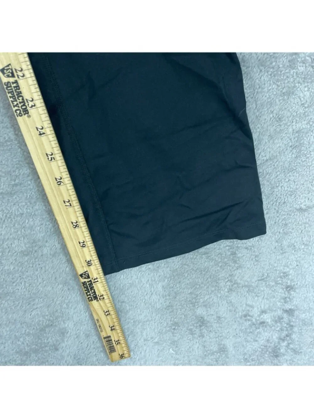 NWT Jockey Women's S Yoga Pant Black Salt High Waist Side Pockets B1486